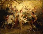 Henri-Pierre Picou Judgement of Paris Spain oil painting artist